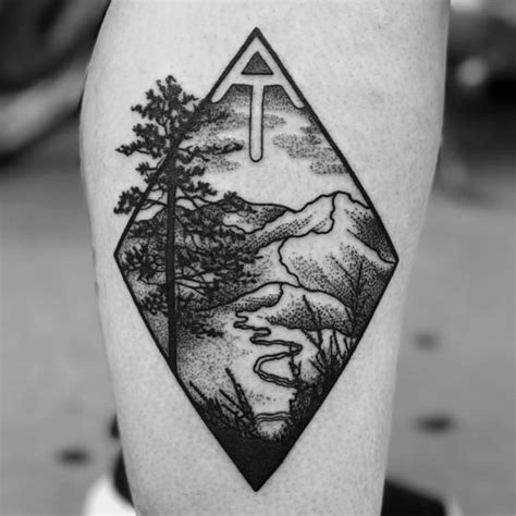 hiking tattoo designs.